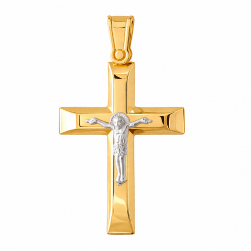 Ανδρικός Σταυρός Χρυσός 9κ 